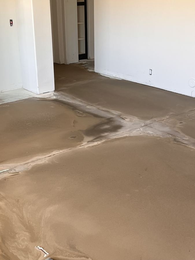 Leveled subfloor
